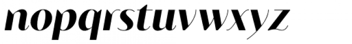 Blacker Sans Pro Display Extrabold Italic Font LOWERCASE