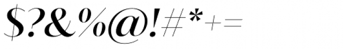 Blacker Sans Pro Display Italic Font OTHER CHARS