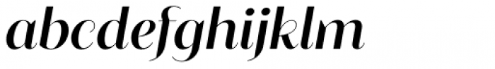 Blacker Sans Pro Display Italic Font LOWERCASE