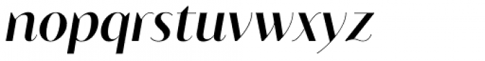 Blacker Sans Pro Display Medium Italic Font LOWERCASE