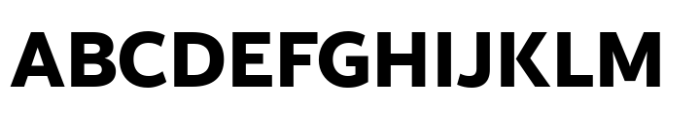 Blacker Sans Pro Extrabold Font UPPERCASE