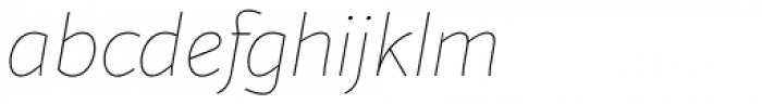 Blacker Sans Pro Italic Variable Font LOWERCASE