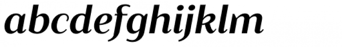 Blacker Sans Pro Text Bold Italic Font LOWERCASE