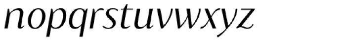 Blacker Sans Pro Text Book Italic Font LOWERCASE