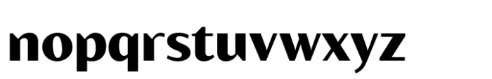 Blacker Sans Pro Text Heavy Font LOWERCASE