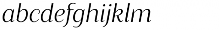 Blacker Sans Pro Text Light Italic Font LOWERCASE