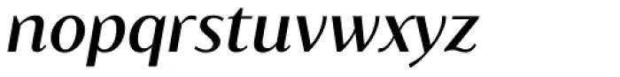 Blacker Sans Pro Text Medium Italic Font LOWERCASE