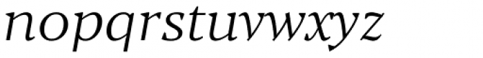 Blacker Text Light Italic Font LOWERCASE