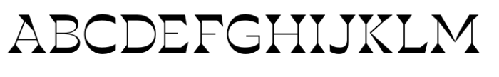Blackest Medium Font UPPERCASE