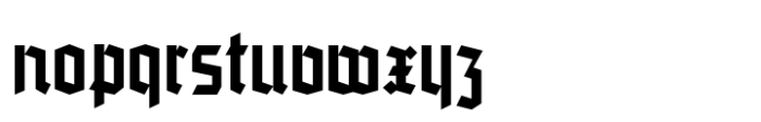 Blackletter Moderne JNL Regular Font LOWERCASE