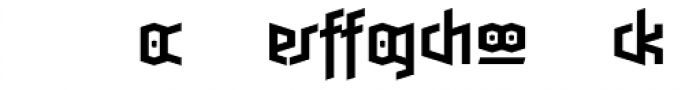 Blackletter Sans Two Ligatures Regular Font LOWERCASE