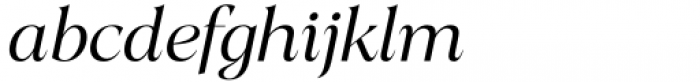 Blacklist Light Italic Font LOWERCASE
