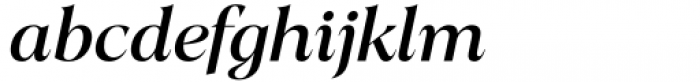Blacklist Medium Italic Font LOWERCASE