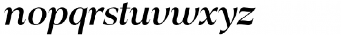Blacklist Medium Italic Font LOWERCASE