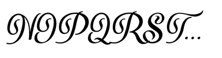 Blacklunar Regular Font UPPERCASE