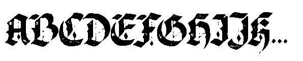 Blackmire Grainy Font UPPERCASE