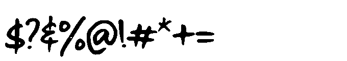 Blackmire Signature Font OTHER CHARS