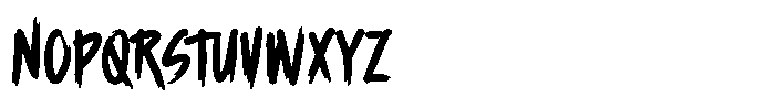 Blackmonssta Font UPPERCASE