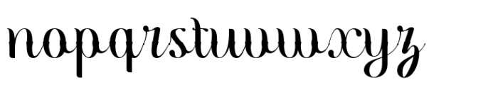 Blackmoon Regular Font LOWERCASE