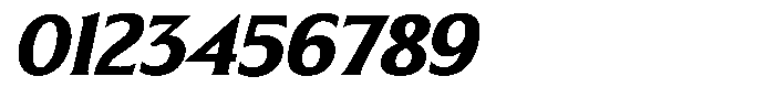 Blackney Bold Oblique Font OTHER CHARS
