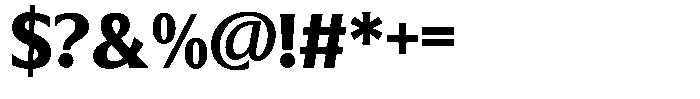 Blackney Bold Font OTHER CHARS