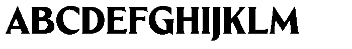 Blackney Bold Font UPPERCASE