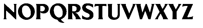 Blackney Bold Font UPPERCASE