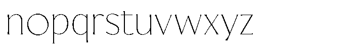 Blackney Light Font LOWERCASE