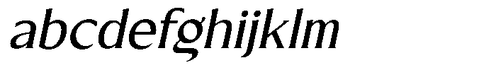 Blackney Medium Oblique FONT