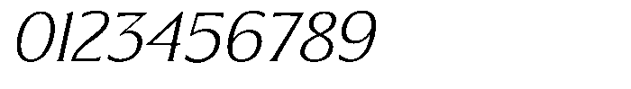 Blackney Oblique Font OTHER CHARS