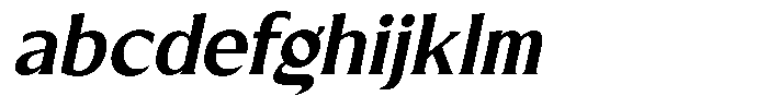 Blackney Semi Bold Oblique FONT