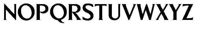 Blackney Semi Bold Font UPPERCASE