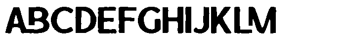 Blackroad Inkbleed Font UPPERCASE