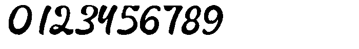 Blackroad Script Inkbleed Font OTHER CHARS