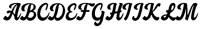 Blackroad Script Font UPPERCASE