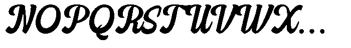 Blackroad Script Font UPPERCASE
