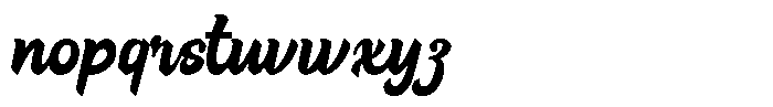 Blackroad Script Font LOWERCASE