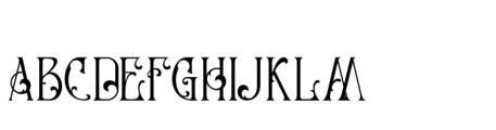 Blackshot Regular Font LOWERCASE