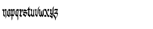 Blackside Font LOWERCASE