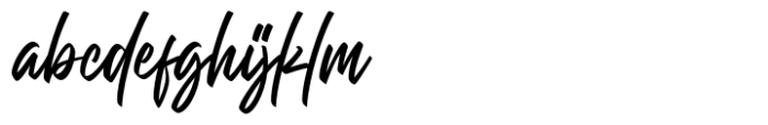 Blackson Font LOWERCASE