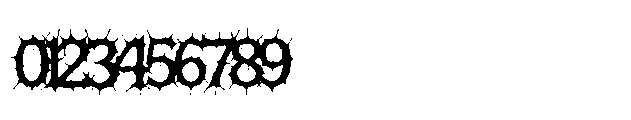 Blackspike Font OTHER CHARS