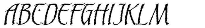 Blackstone X Italic Font UPPERCASE