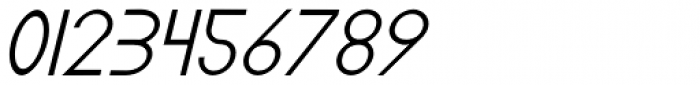 Blacktie Condensed Oblique Font OTHER CHARS