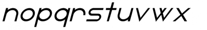 Blacktie Oblique Bold Font LOWERCASE
