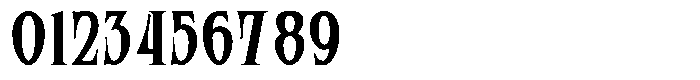 Blackvale Font OTHER CHARS