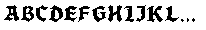Blackveilo Regular Font UPPERCASE