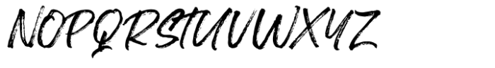 Blackway Brush Font UPPERCASE