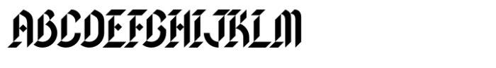 Blackword Neo Gothic Font UPPERCASE