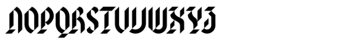 Blackword Neo Gothic Font UPPERCASE