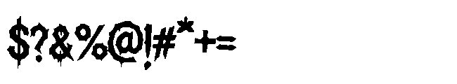 Blade Weaver Font OTHER CHARS